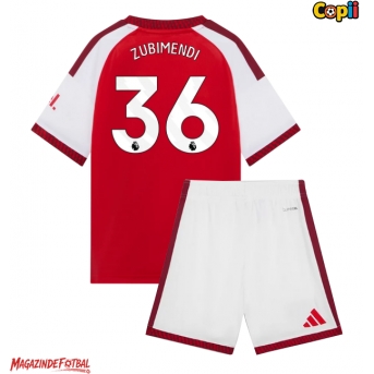 Arsenal Martin Zubimendi #36 Echipament de Fotbal Replică 2026-27 Copii Acasa (+ Șorturi)